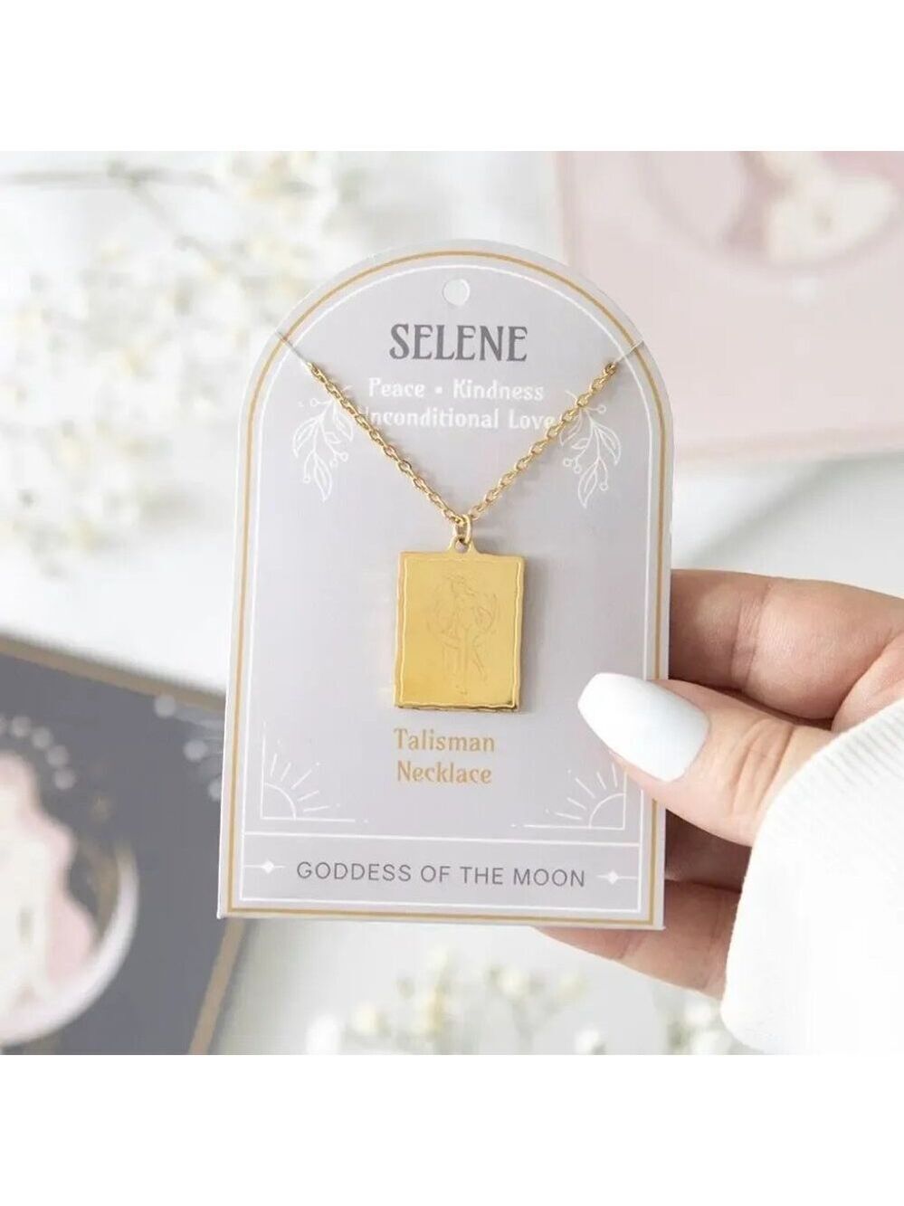 ($10) Goddess Energy Necklace - Selene